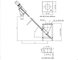 Flexible Screw Conveyor Inlet Diagram with Dimensions